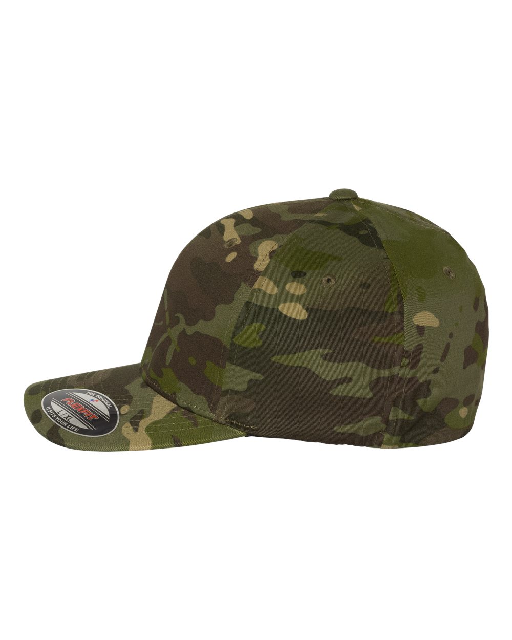 Left View of Multicam Tropic Cotton Blend Cap - 6277