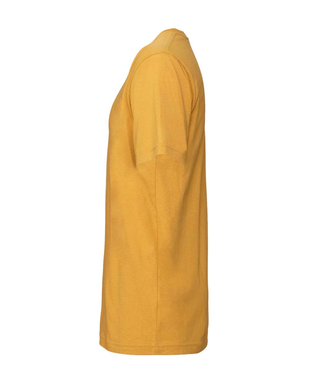 Left View of Mustard Jersey Tee - 3001