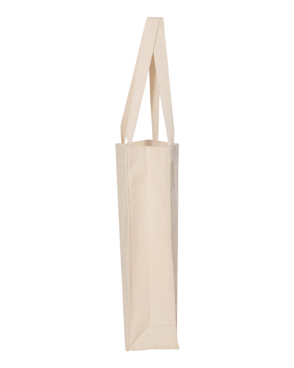 Left View of Natural 14L Shopping Bag - Q125300