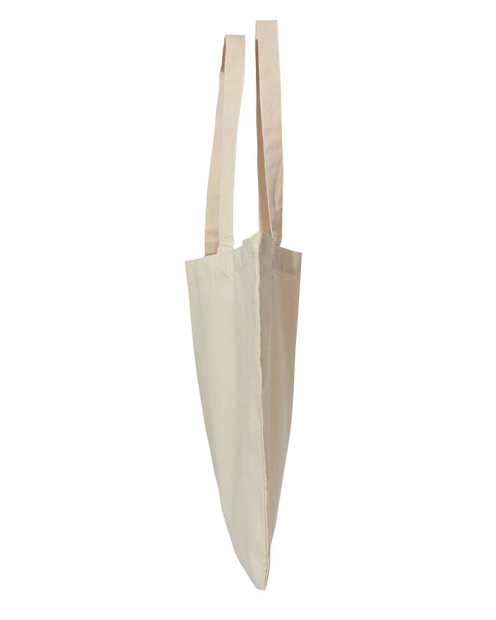 Left View of Natural Branson Tote - 8502