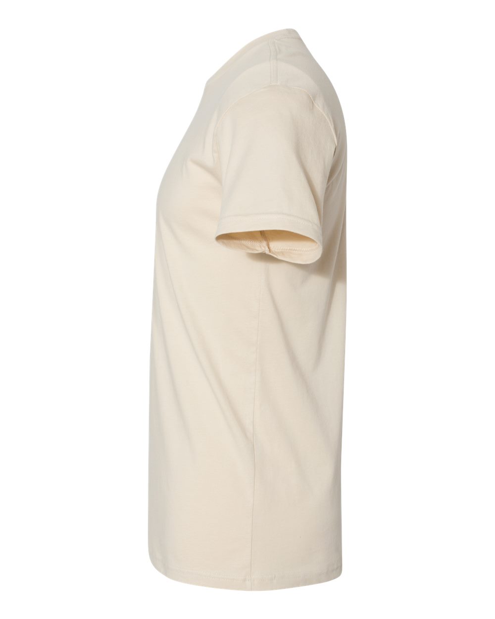 Left View of Natural Cotton T-Shirt - 3600