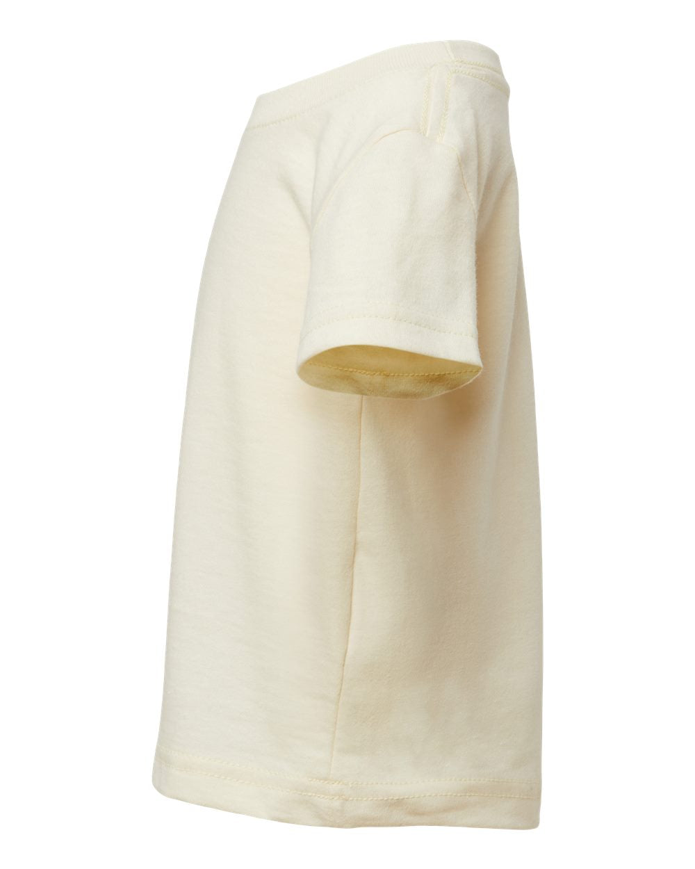Left View of Natural Infant Fine Jersey Tee - 3322