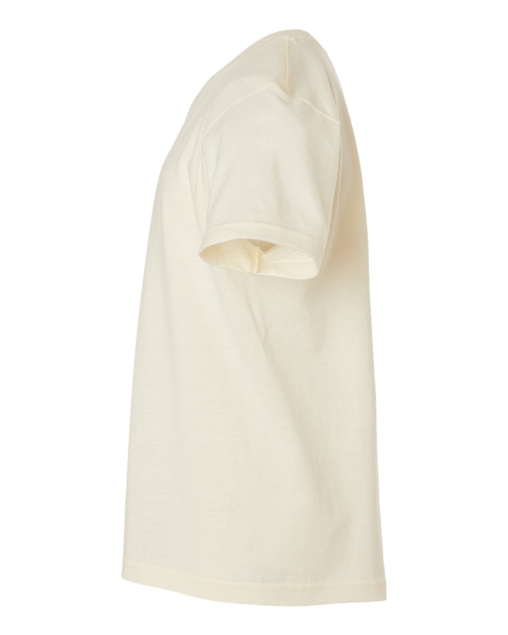 Left View of Natural Youth Fine Jersey T-Shirt - 235