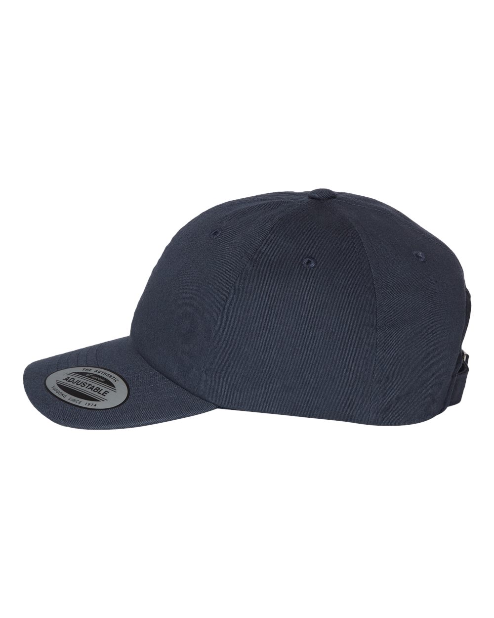 Left View of Navy EcoWash™ Dad Hat - 6245EC