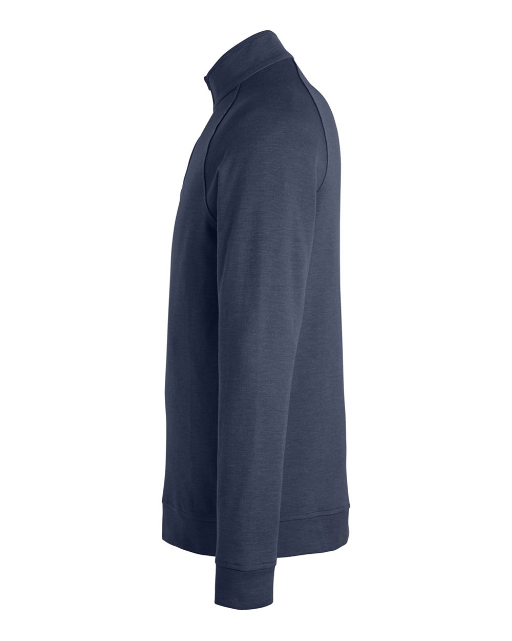 Left View of Navy Melange Men's New Classics® Charleston Quarter-Zip Pullover - DG481