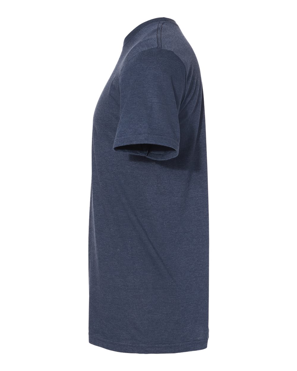 Left View of Navy Mist Softstyle® CVC T-Shirt - 64000CVC