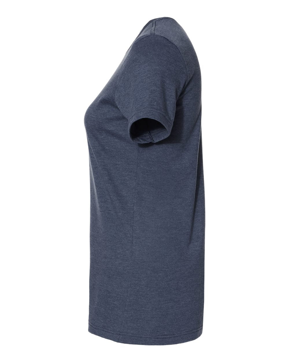 Left View of Navy Mist Softstyle® Women's CVC T-Shirt - 64001LCVC