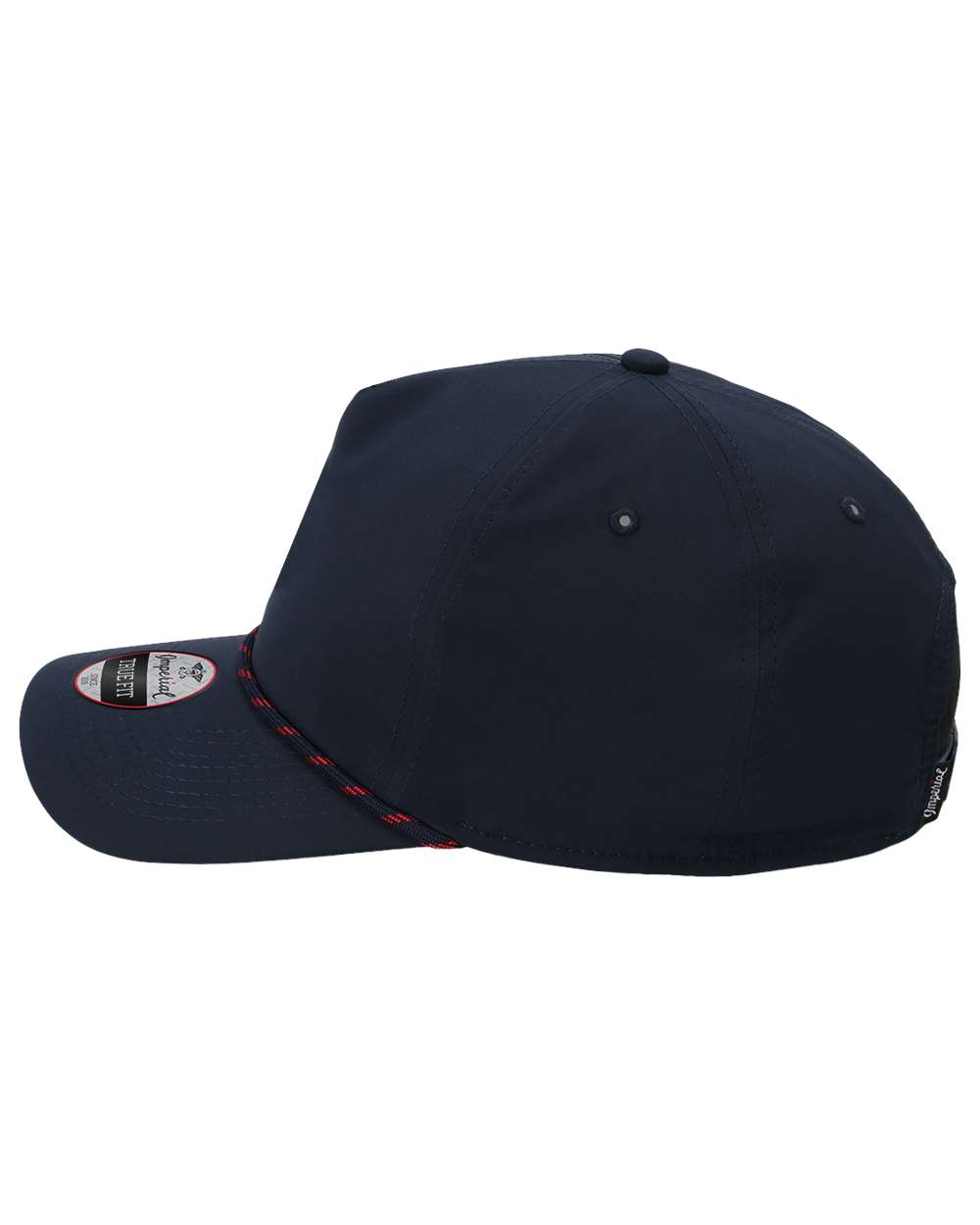 Left View of Navy/ Navy-Red The Wrightson Cap - 5054