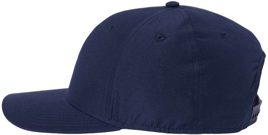 Left View of Navy Sustainable Recy Feel Cap - REFE