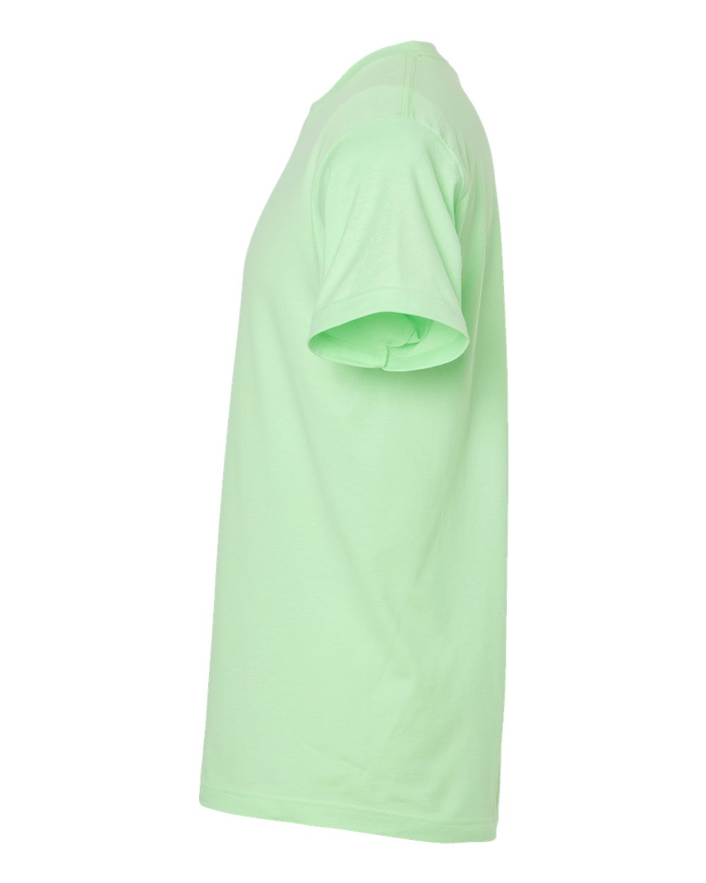 Left View of Neo Mint Fine Jersey T-Shirt - 202