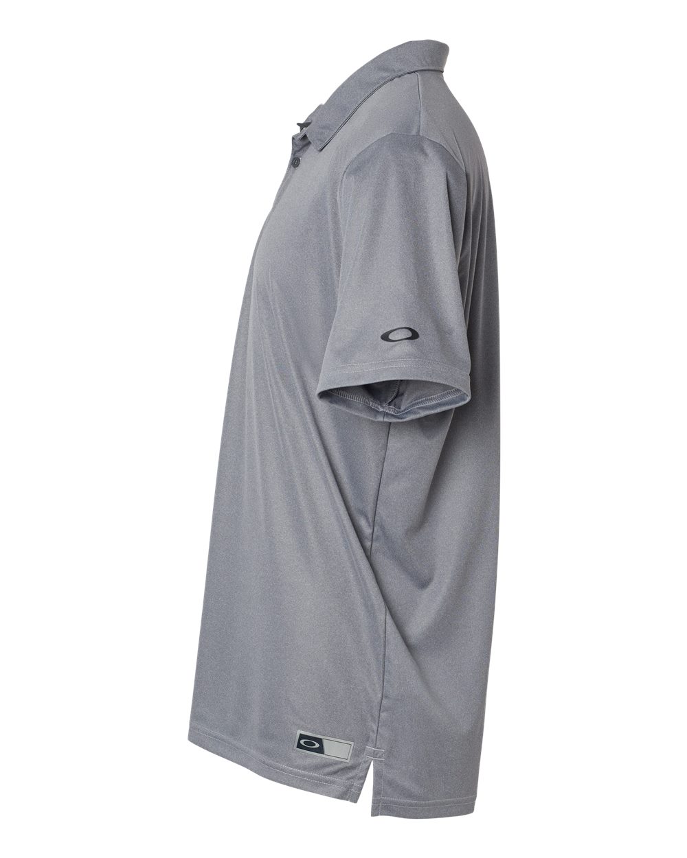 Left View of New Granite Heather Team Issue Hydrolix Polo - FOA402993