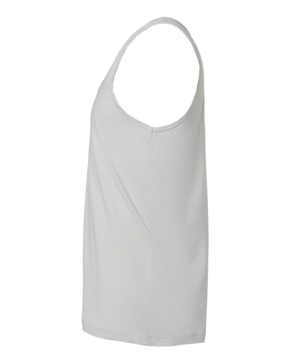Left View of New Silver Fine Jersey Tank - 2408