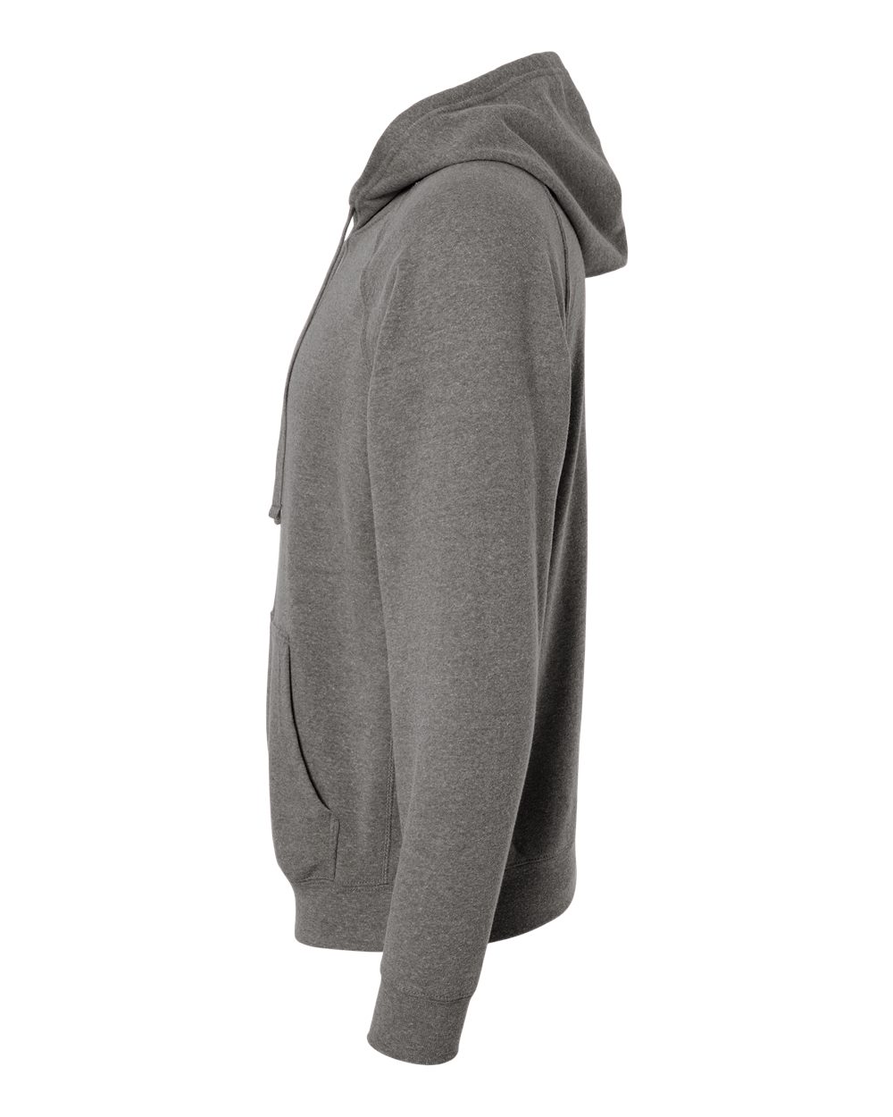 Left View of Nickel Special Blend Raglan Hooded Sweatshirt - PRM33SBP