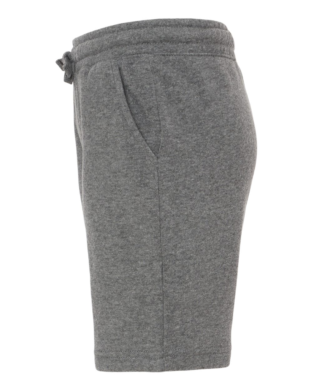 Left View of Nickel Toddler Lightweight Special Blend Fleece Shorts - PRM11SRT