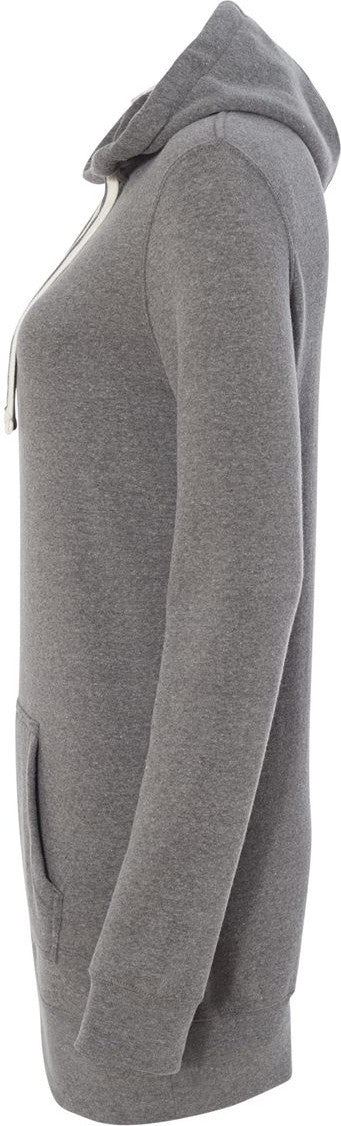 Left View of Nickel Women’s Special Blend Hooded Sweatshirt Dress - PRM65DRS