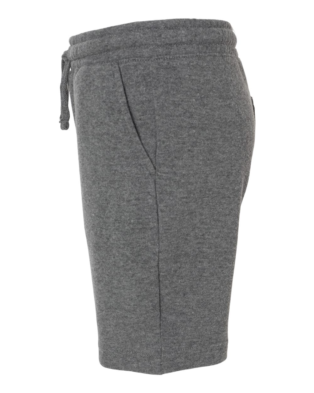 Left View of Nickel Youth Lightweight Special Blend Fleece Shorts - PRM16SRT