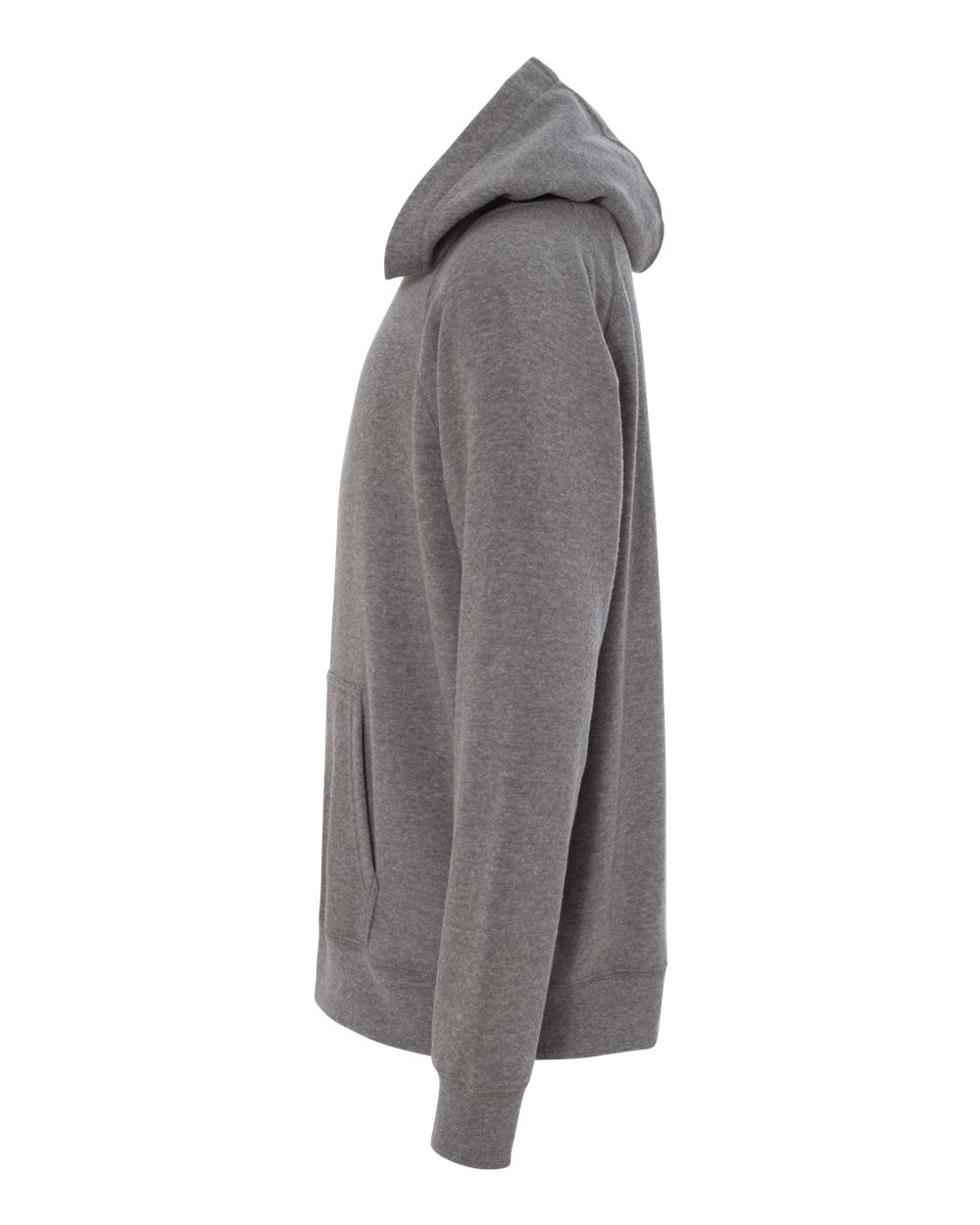 Left View of Nickel Youth Lightweight Special Blend Raglan Hooded Sweatshirt - PRM15YSB