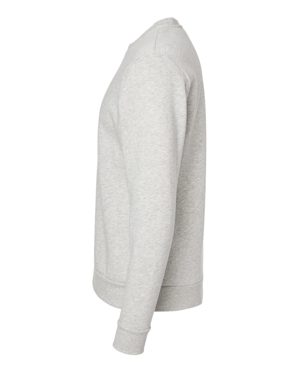Left View of Oatmeal Malibu Crewneck Sweatshirt - 9002