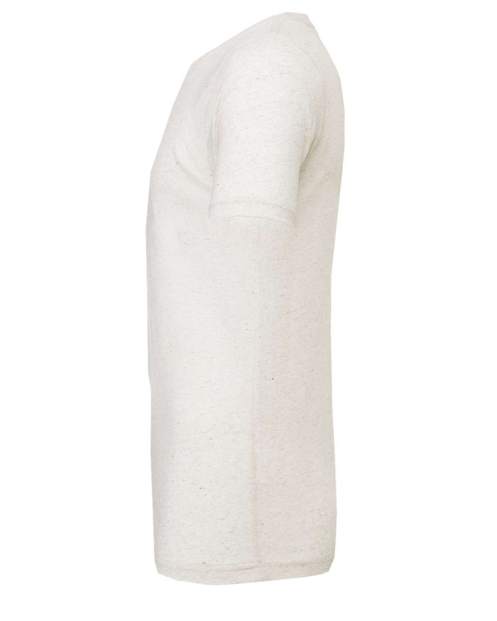 Left View of Oatmeal Triblend Triblend Tee - 3413