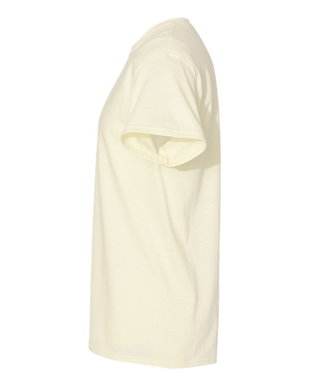 Left View of Off White Heavy Cotton™ T-Shirt - 5000