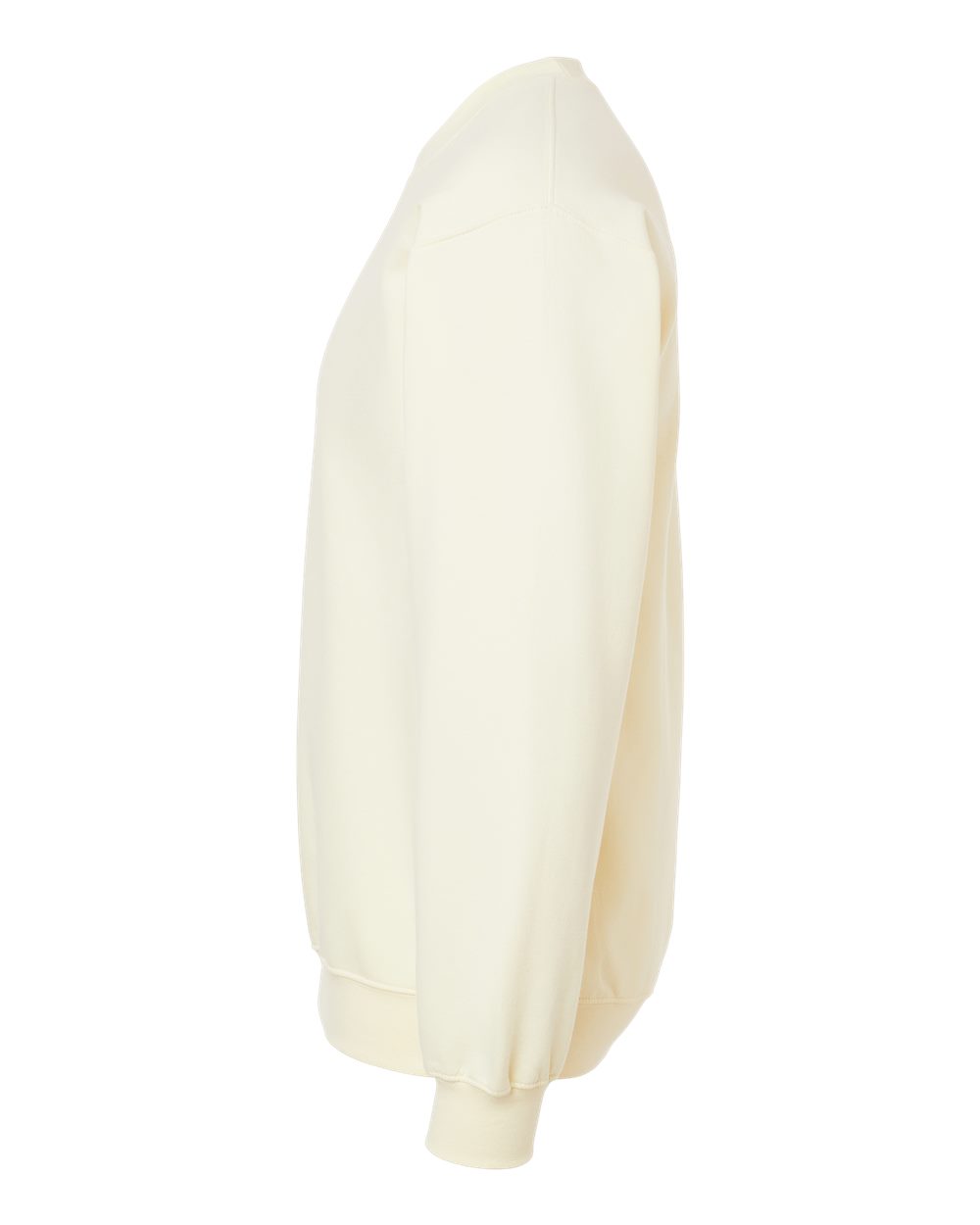 Left View of Off White Softstyle® Midweight Crewneck Sweatshirt - SF000