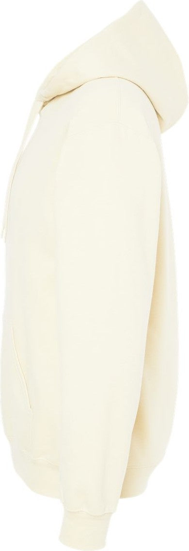 Left View of Off White Softstyle® Midweight Hooded Sweatshirt - SF500