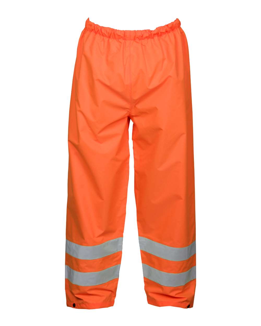 Left View of Orange Economy Full Rainsuit - RW110-111