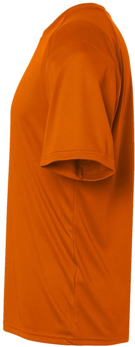 Left View of Orange Islander Performance T-Shirt - 200