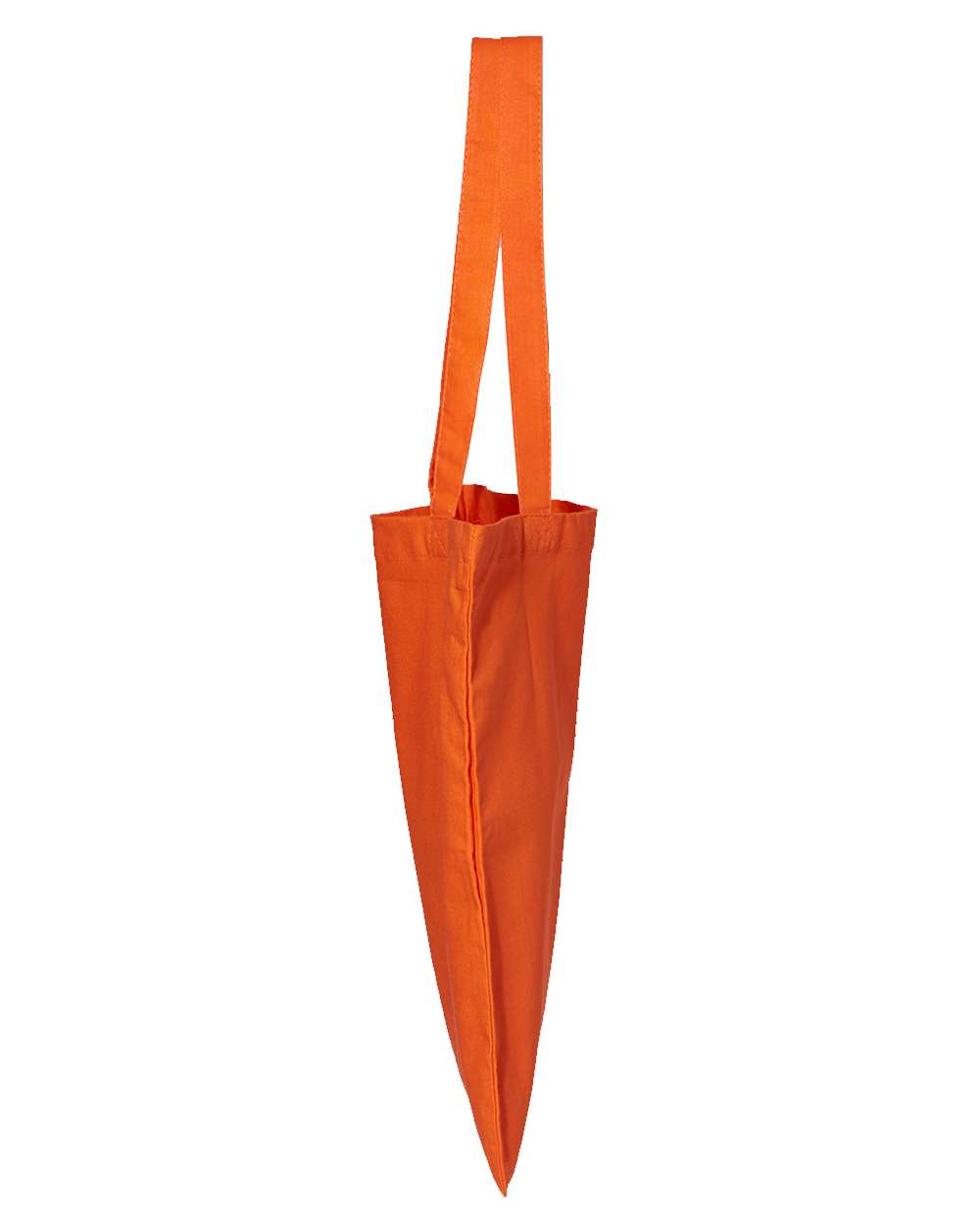Left View of Orange Nicole Tote - 8860