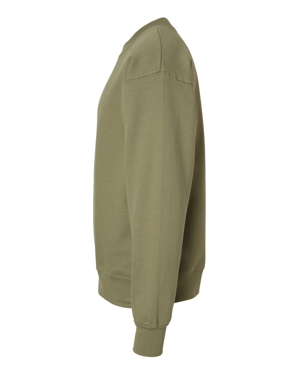 Left View of Oregano Ultimate Cotton® Crewneck Sweatshirt - F260