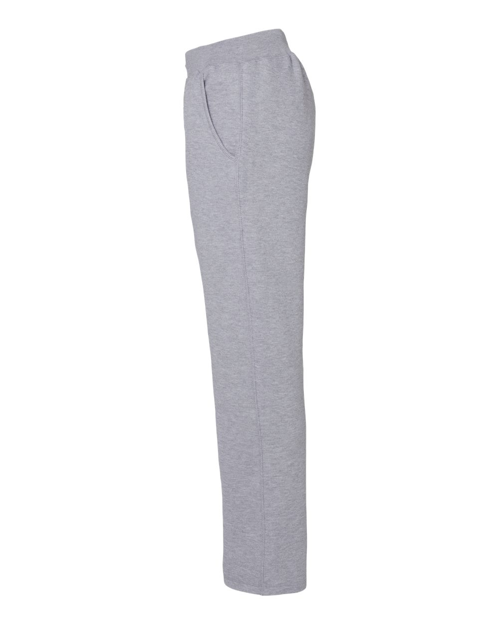 Left View of Oxford Premium Open-Bottom Sweatpants - 8992