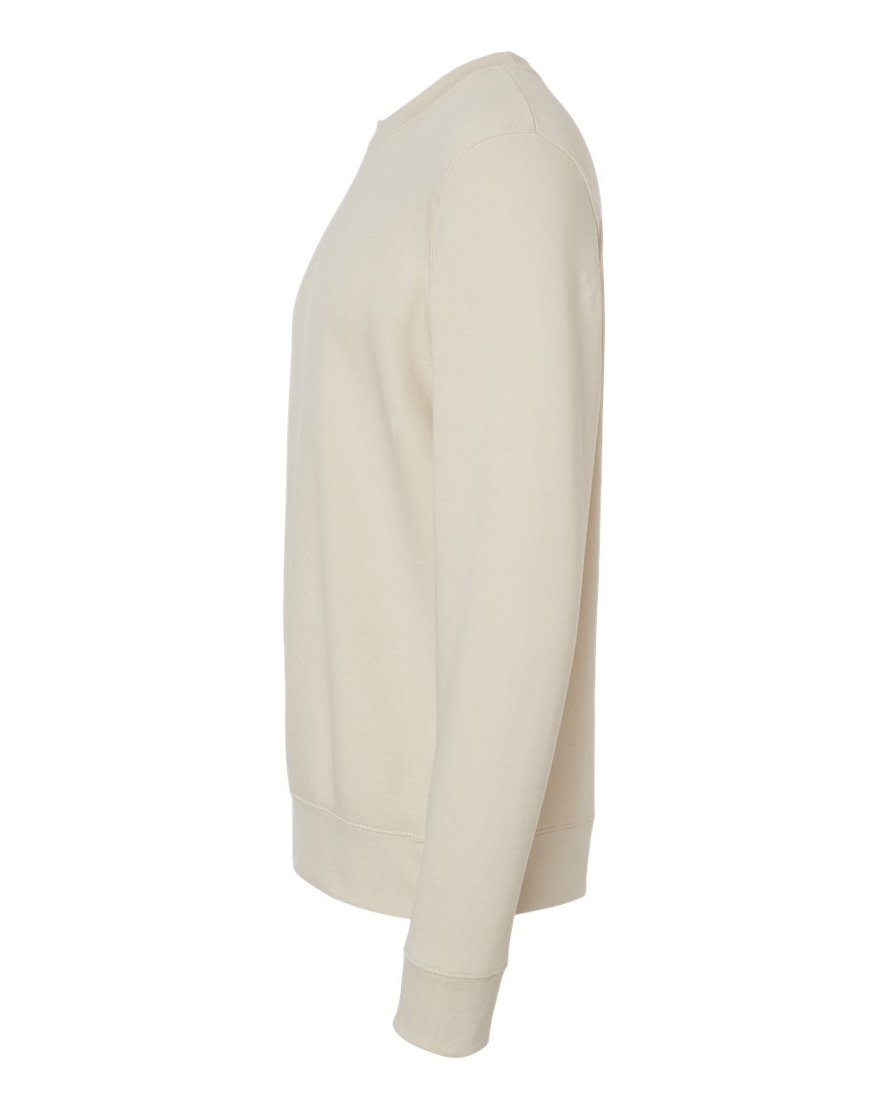 Left View of Oyster BTB Fleece Crewneck Sweatshirt - 8721