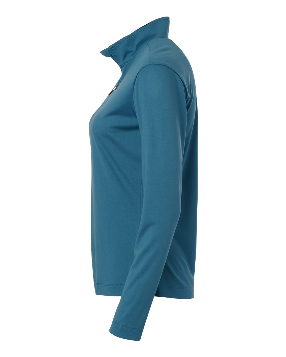 Left View of Pacific Blue Pro-Lock Women's Performance Quarter-Zip Pullover - 41870L