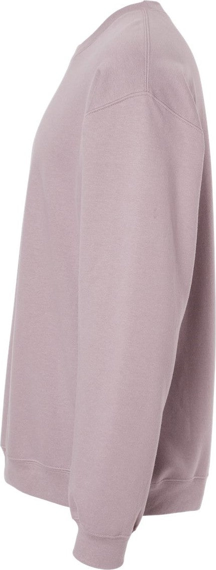 Left View of Paragon Softstyle® Midweight Crewneck Sweatshirt - SF000