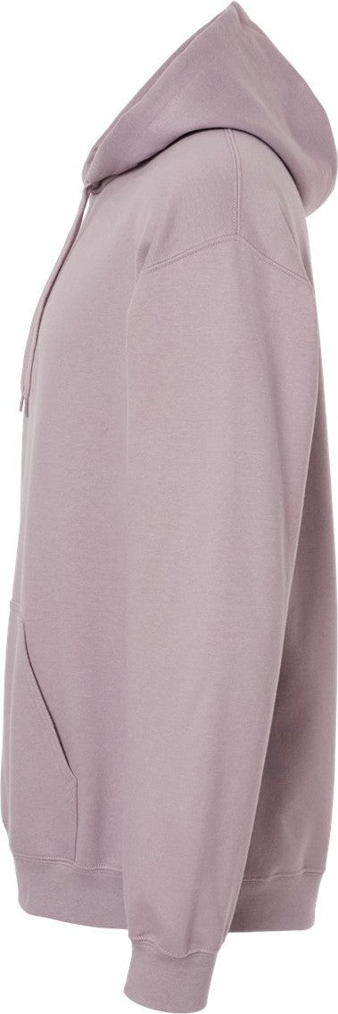 Left View of Paragon Softstyle® Midweight Hooded Sweatshirt - SF500