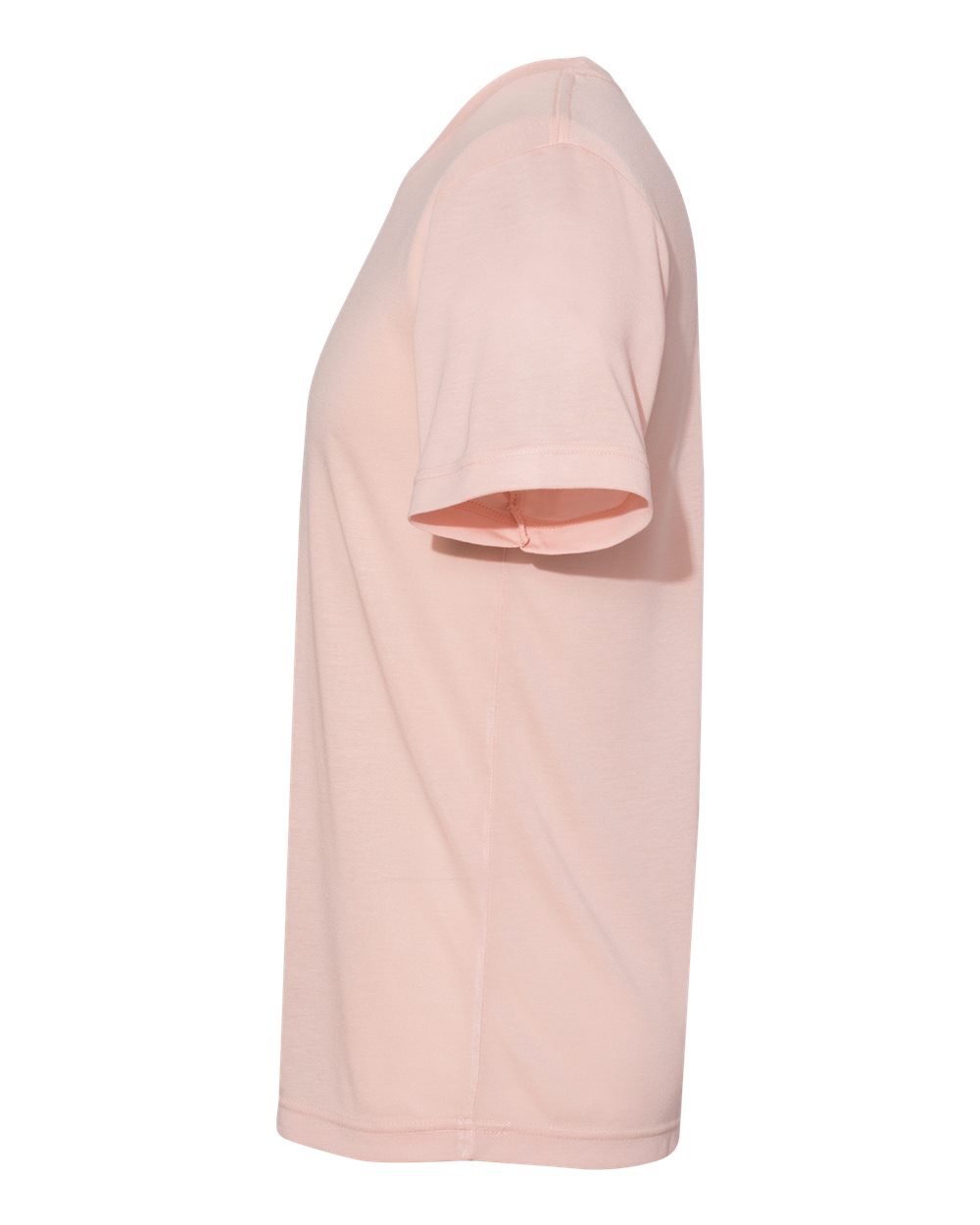 Left View of Peach Viscose Fashion Tee - 3880