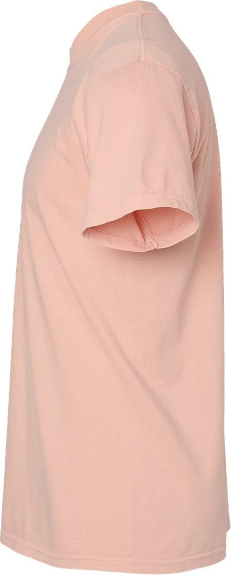 Left View of Peachy Garment-Dyed Heavyweight T-Shirt - 1717