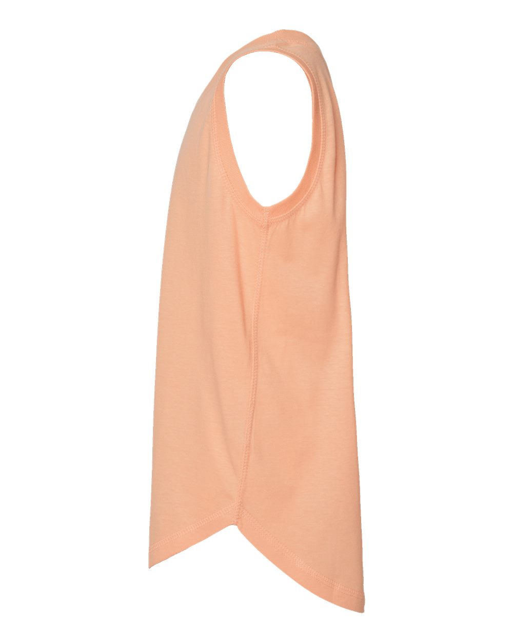 Left View of Peachy Girls' Relaxed Fine Jersey Tank - 2692