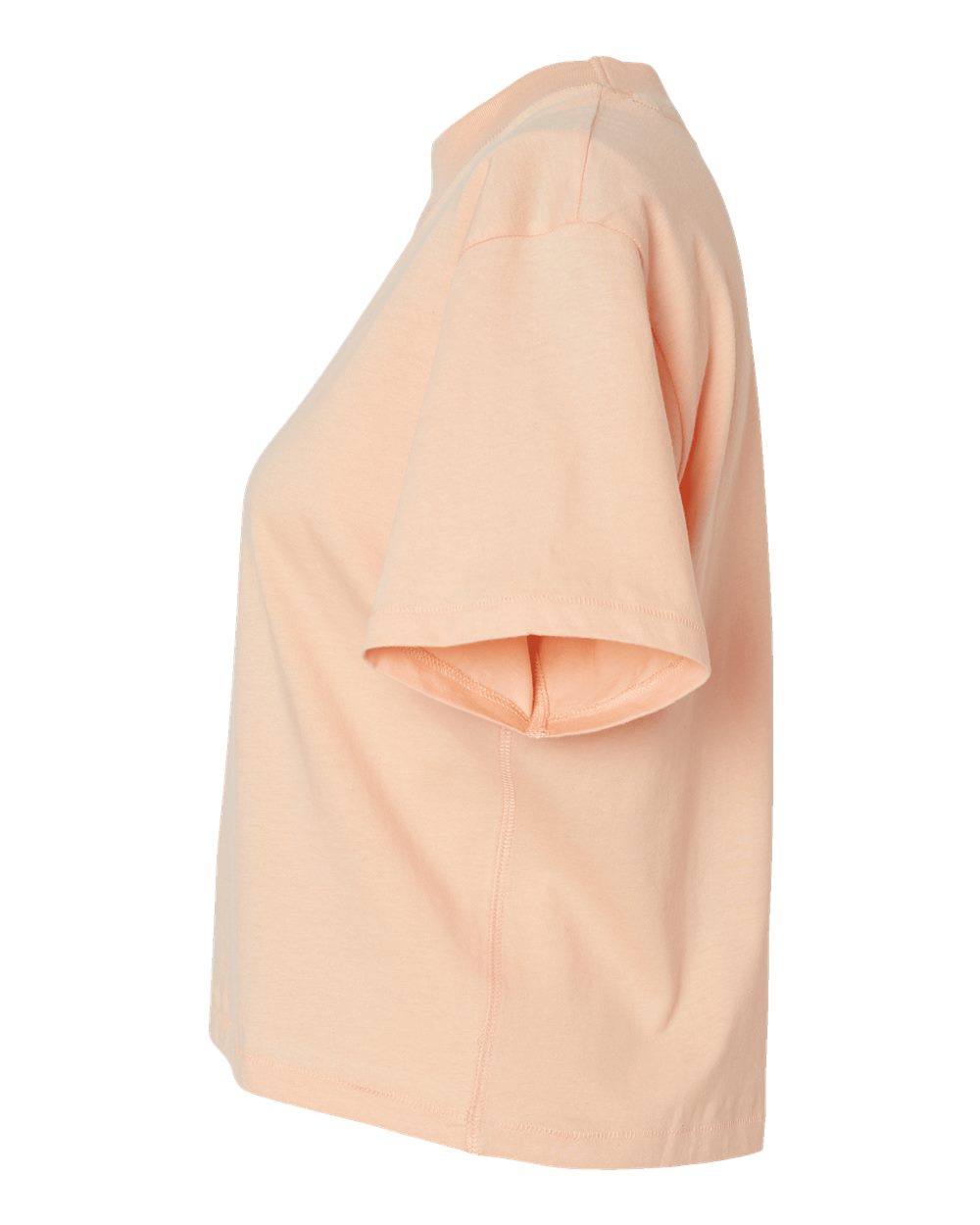 Left View of Peachy Women's Boxy Tee - 3518