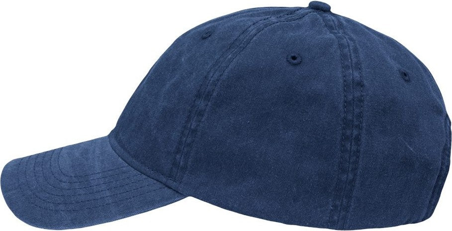 Left View of Pigment Royal Dad Hat Fit - SP1700