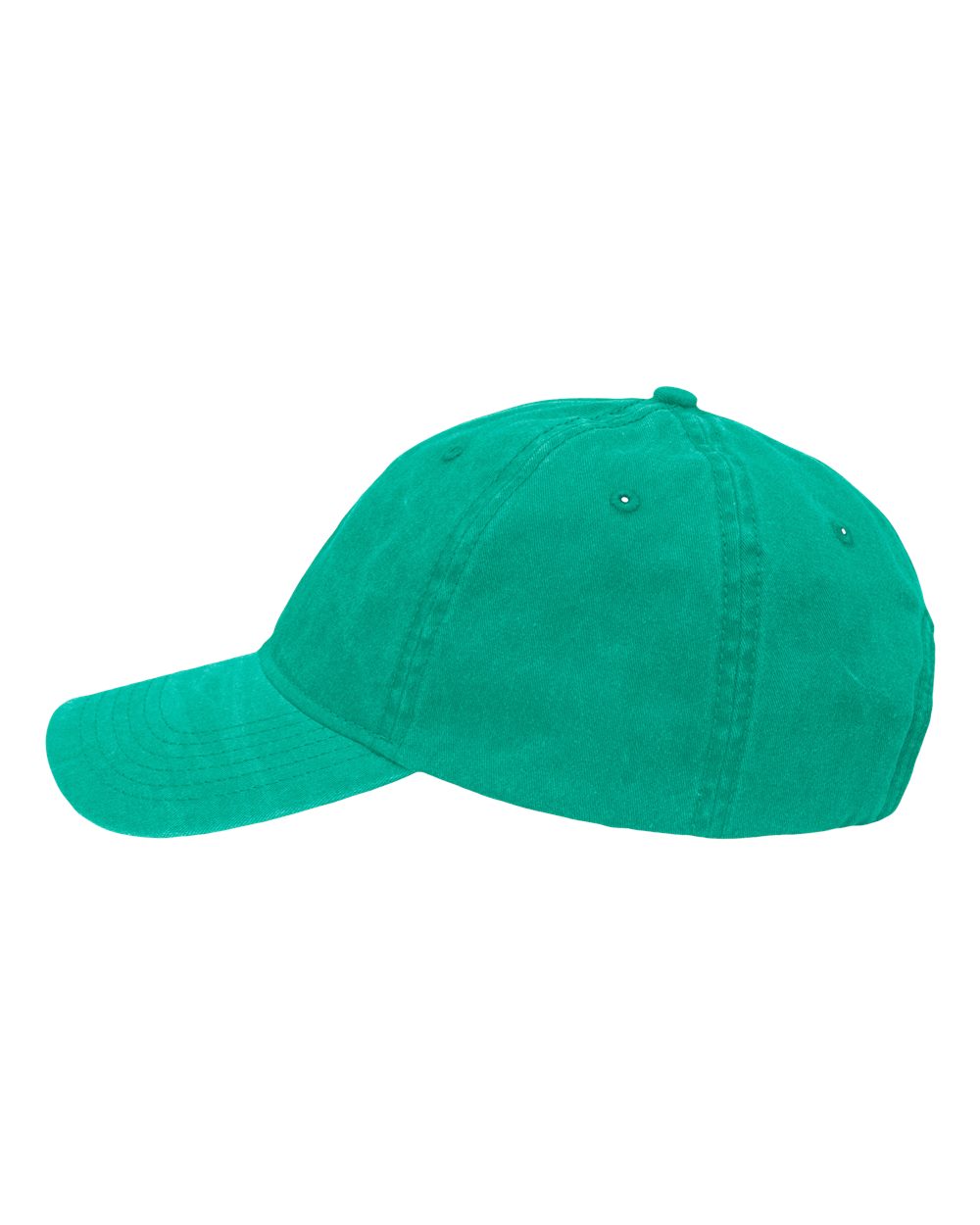 Left View of Pigment Teal Dad Hat Fit - SP1700