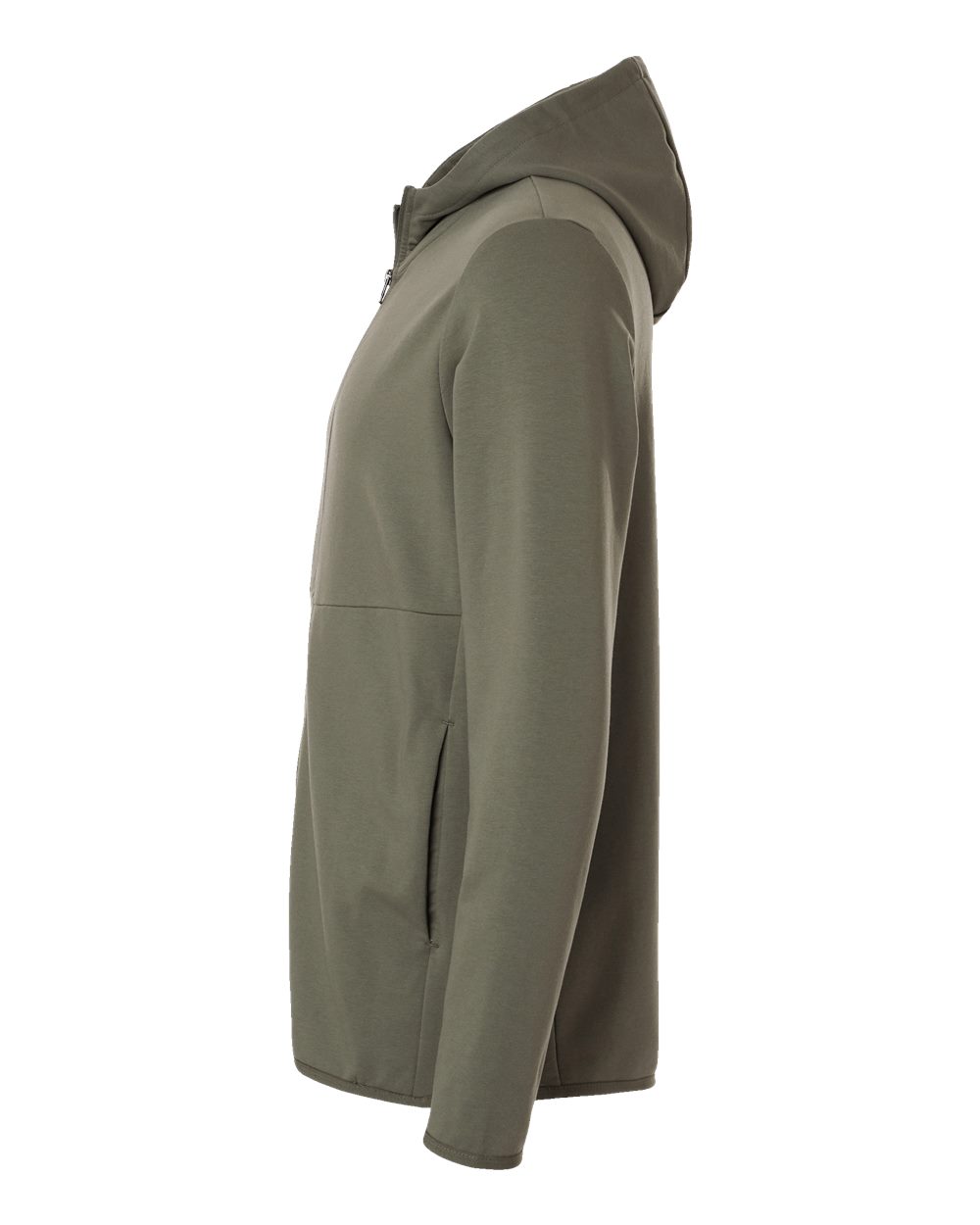 Left View of Pine Perform Full-Zip Hooded Sweatshirt - EXP30PZ