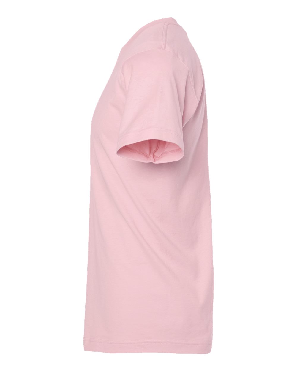 Left View of Pink Fine Jersey T-Shirt - 202