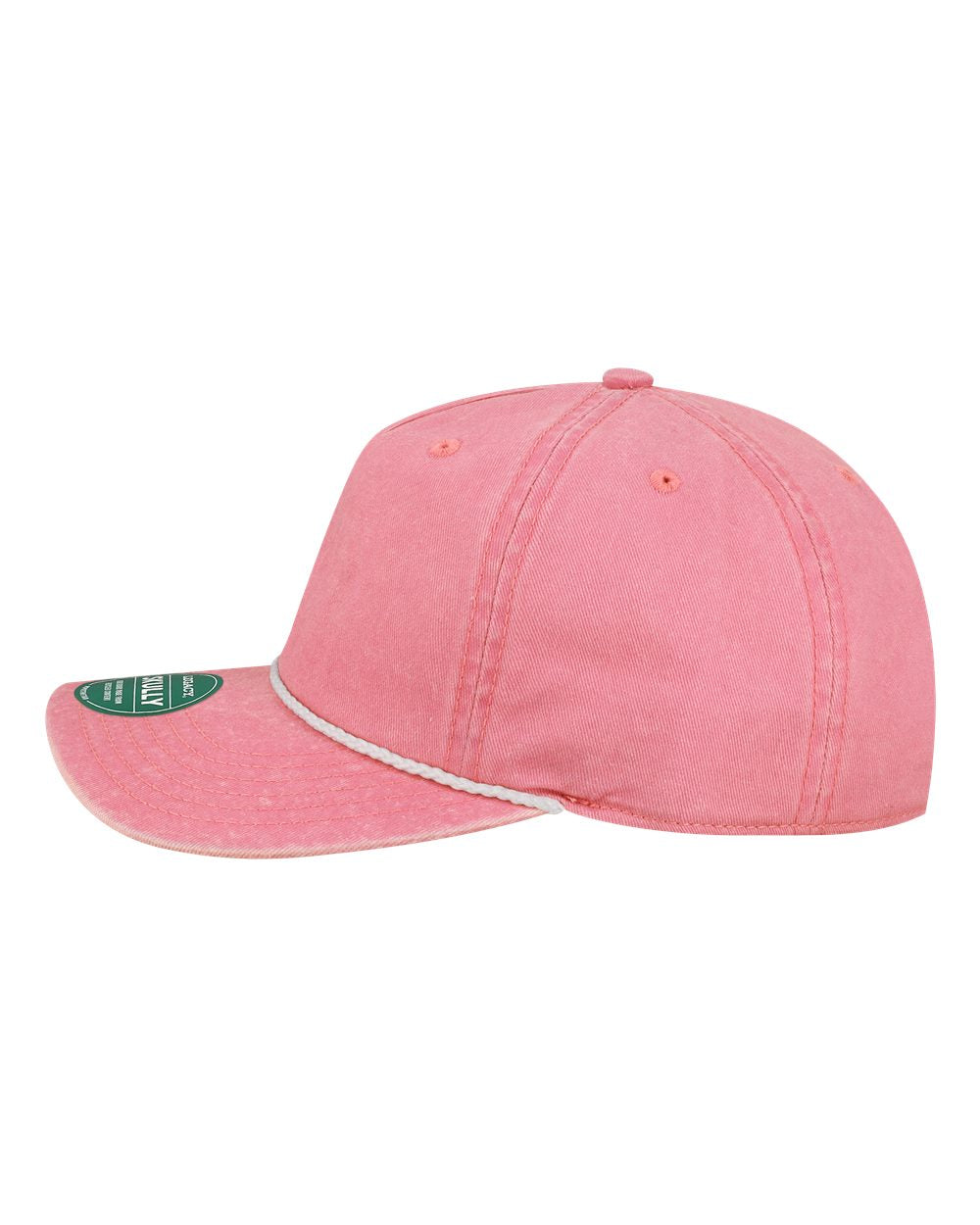 Left View of Pink Skully Cap - SKULLY