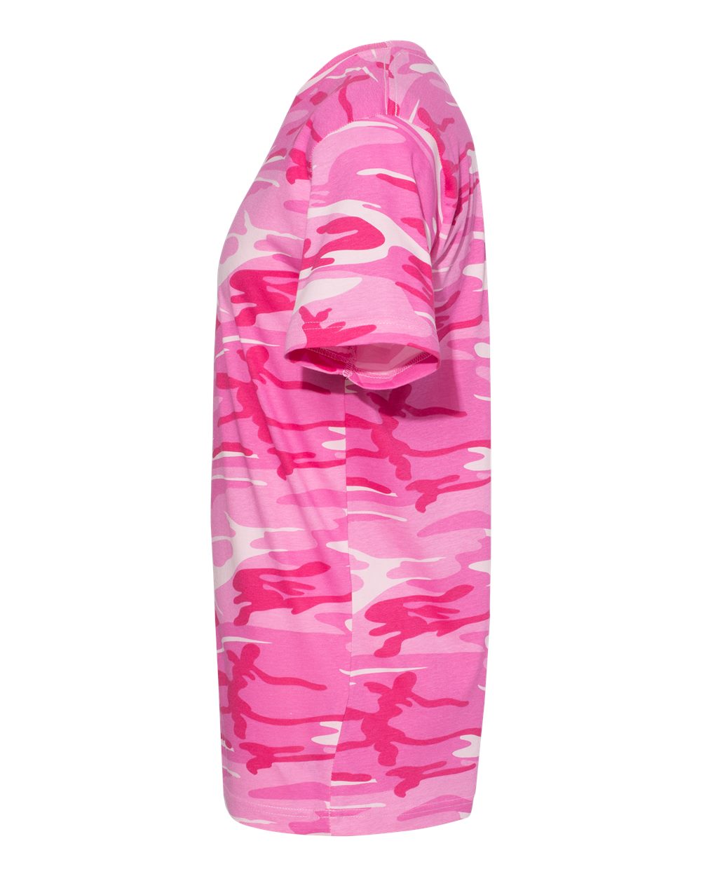 Left View of Pink Woodland Camo Tee - 3907