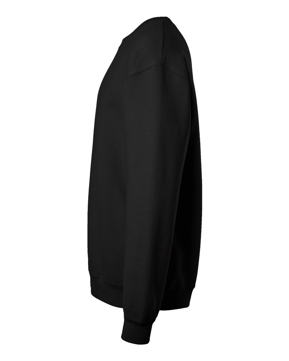 Left View of Pitch Black Hammer™ Maxweight Crewneck Sweatshirt - 19000