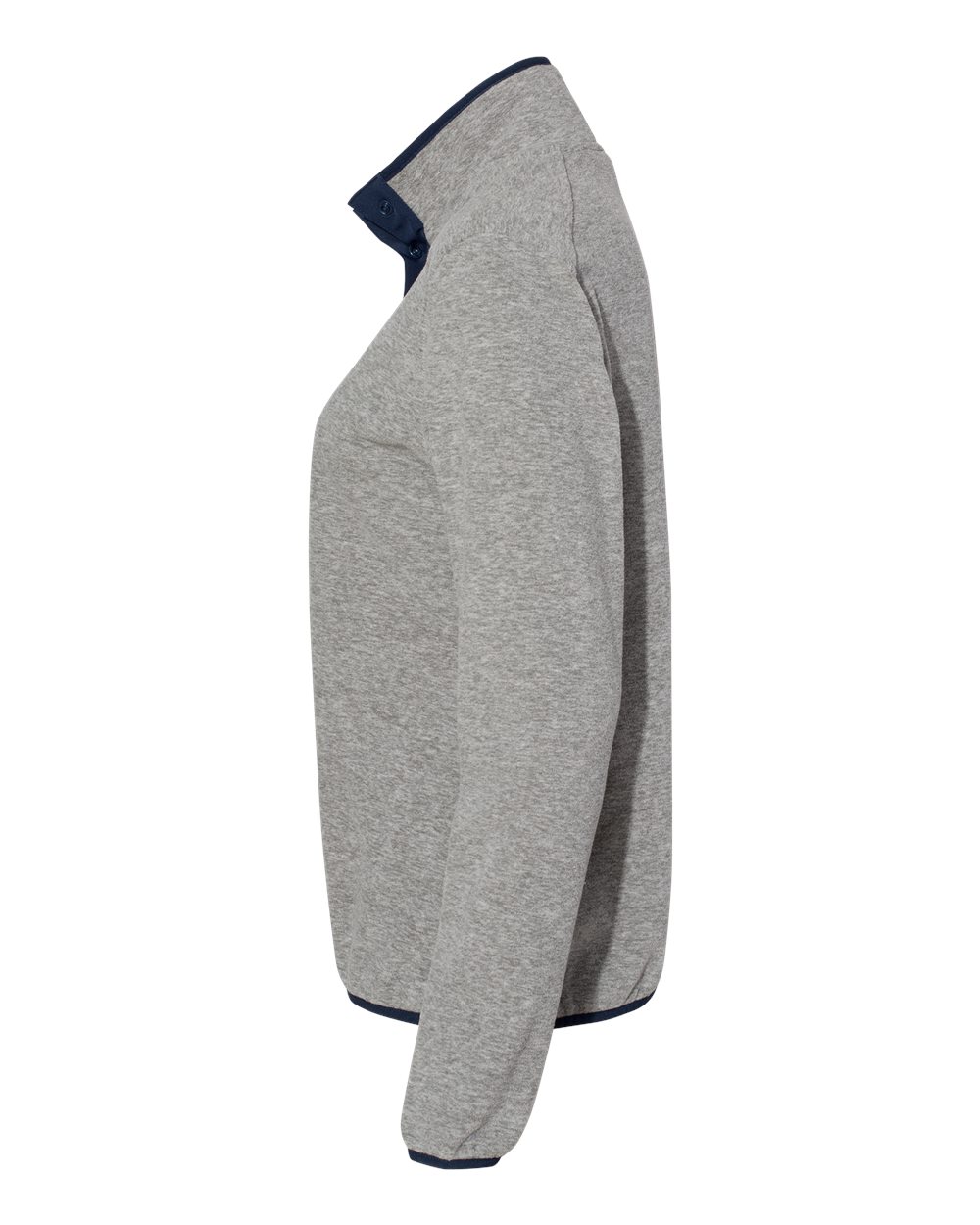 Left View of Platinum Women's Denali Mountain Fleece Pullover - 9340