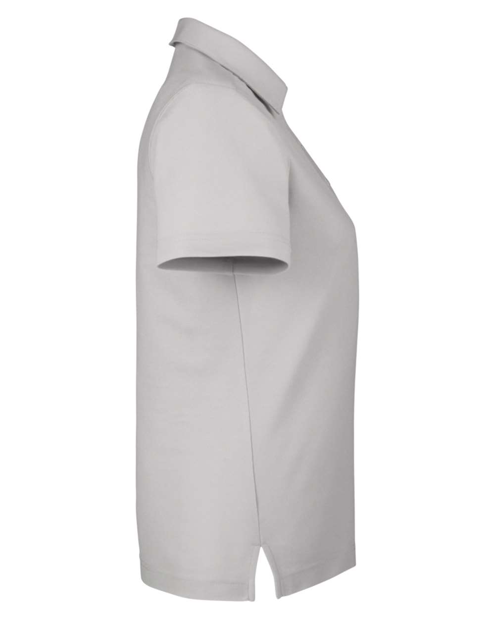 Left View of Platinum Women's Fusion ChromaSoft™ Pique Polo - CE112W