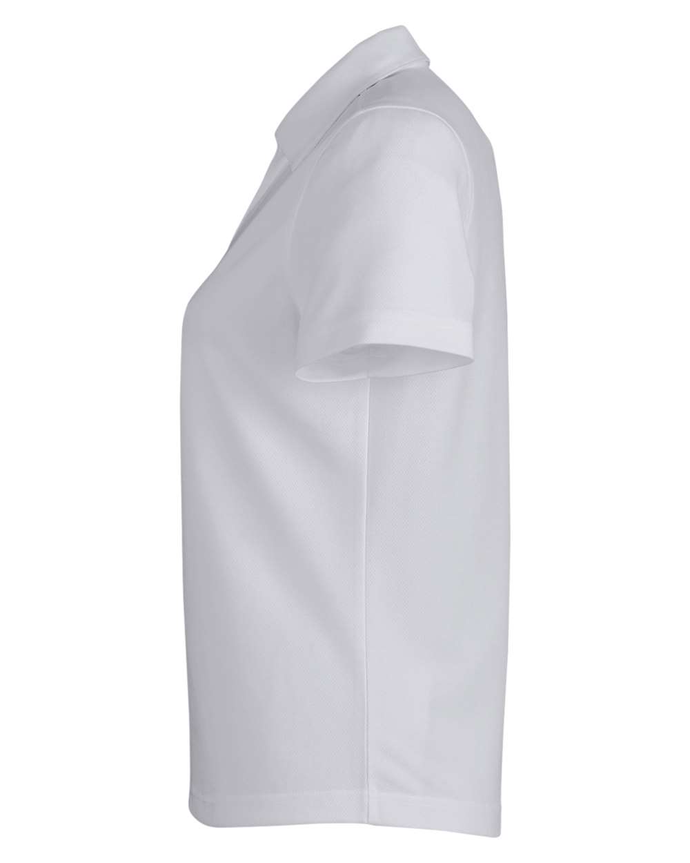 Left View of Platinum Women's Market Snag Protect Mesh Polo - CE104W