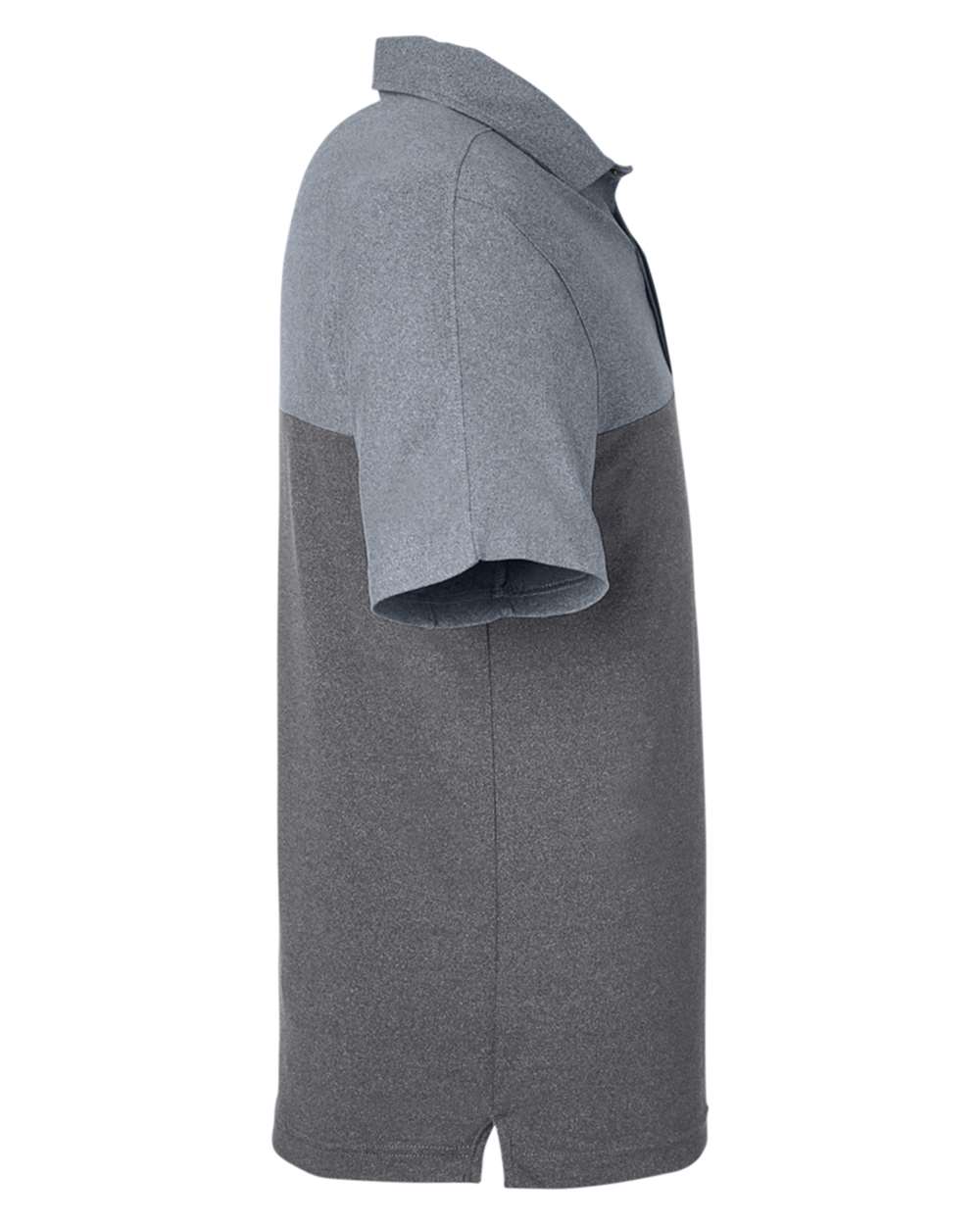 Left View of Polar Frost/ Black Frost Spyre Flex Colorblock Polo - S18023